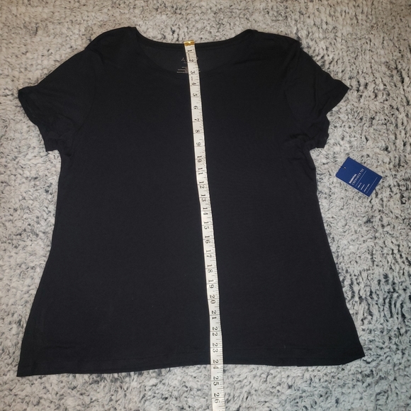 Apt 9 crew neck black t-shirt - Picture 7 of 11